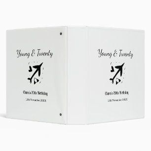 Young and twenty adventure happy birthday add name binder