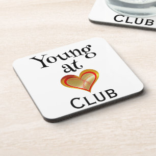Young at Heart Club Beverage Coaster