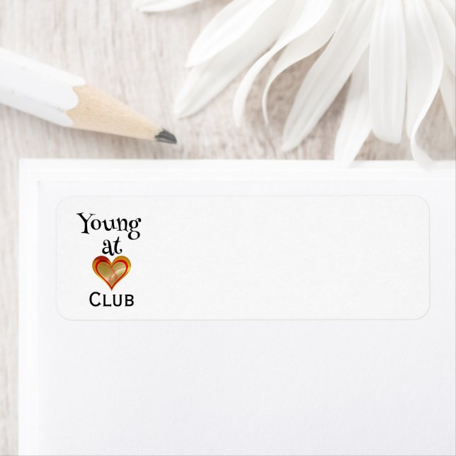 Young at Heart Club Return Address Label (Insitu)