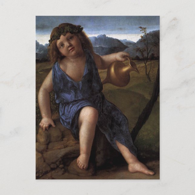 'Young Bacchus' Postcard (Front)