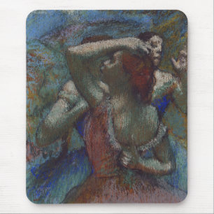 Young Ballet Dancers (Ballerinas) (by Edgar Degas) Mouse Pad