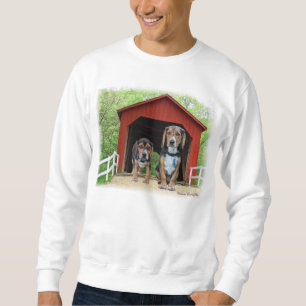 Young Beagles Sandy Creek Covered Bridge Dog House Sweatshirt
