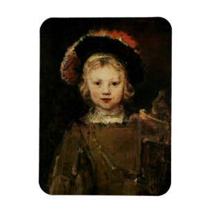 Young Boy in Fancy Dress, c.1660 (oil on canvas) Magnet