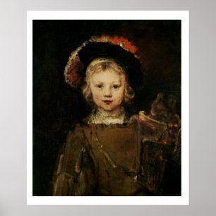 Young Boy in Fancy Dress, c.1660 (oil on canvas) Poster