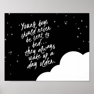 Young Boys Should Never... Peter Pan Wall Decor