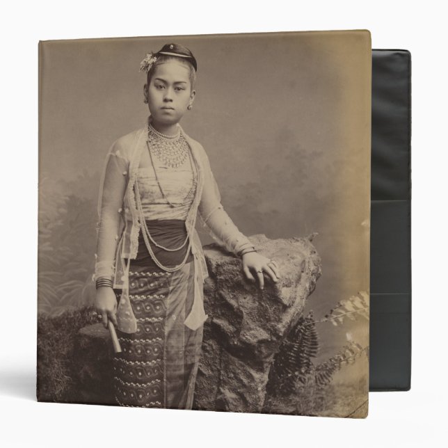 Young Burmese girl, c.1875 Binder (Front/Inside)
