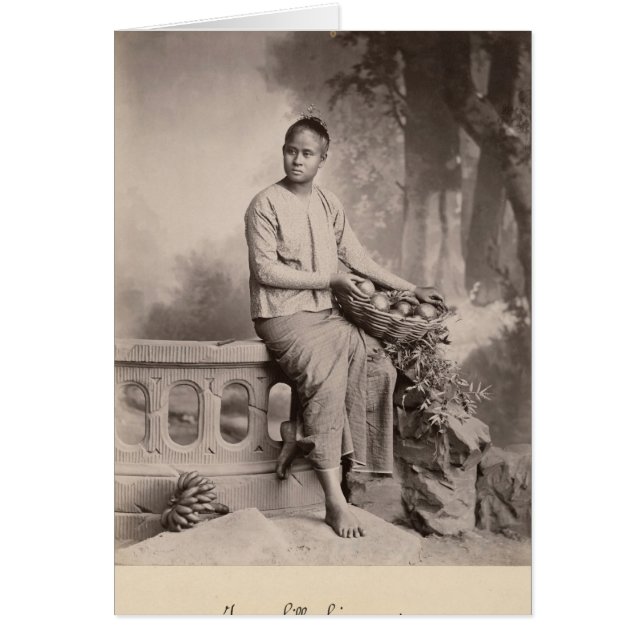 Young Burmese girl, c.1880 (Front)