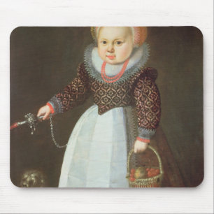 Young Child with a Dog Mouse Pad