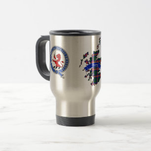 Young Clan Badge & Tartan Travel Mug