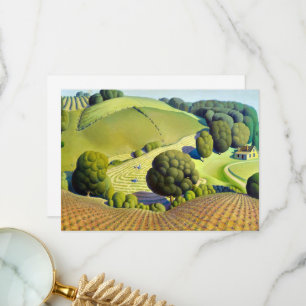 Young Corn by Grant Wood Thank You Card