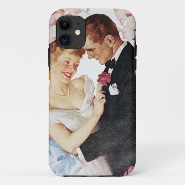 Young couple in formal wear Case-Mate iPhone case (Back)