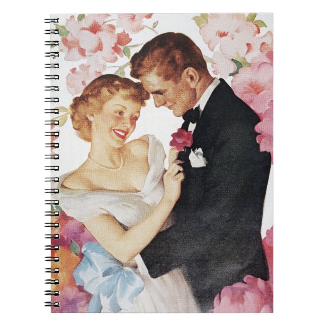 Young couple in formal wear notebook (Front)
