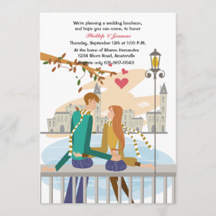 Young Couple's Dream Honeymoon Invitation