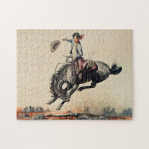 “Young Cowboy” by Will James Jigsaw Puzzle