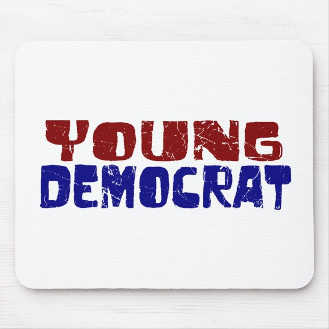 Young Democrat Mouse Pad (Front)