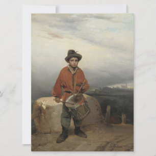 Young Drummer Boy (by Gerolamo Induno) Card