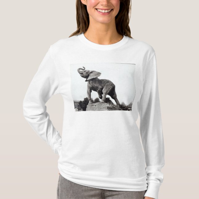 Young Elephant Caught in a Trap T-Shirt (Front)
