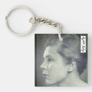 young Elizabeth Bishop and signature Keychain