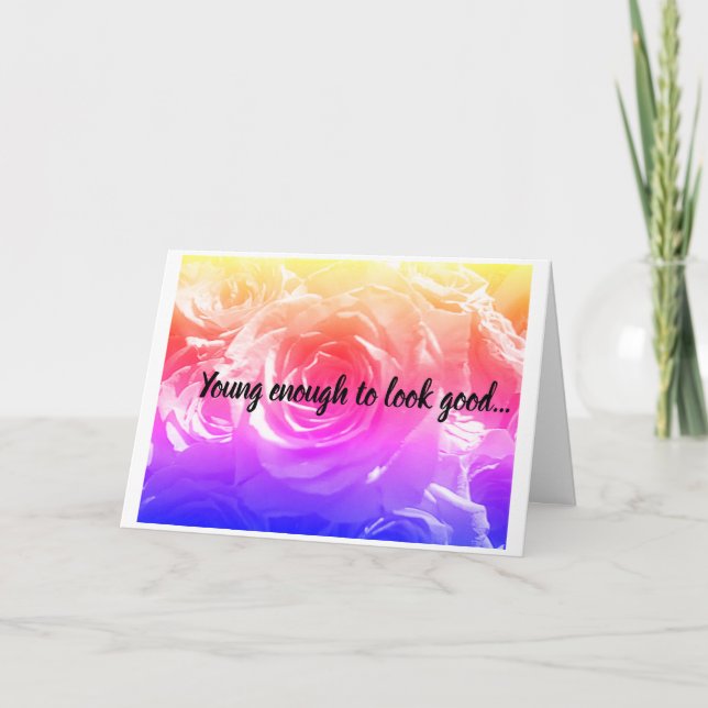 Young enough Card (Front)