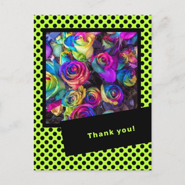 Young Entrepreneur Thank You Customer Postcard (Front)