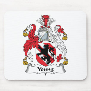 Young Family Crest Mouse Pad