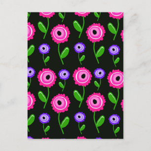 Young Florals Postcard
