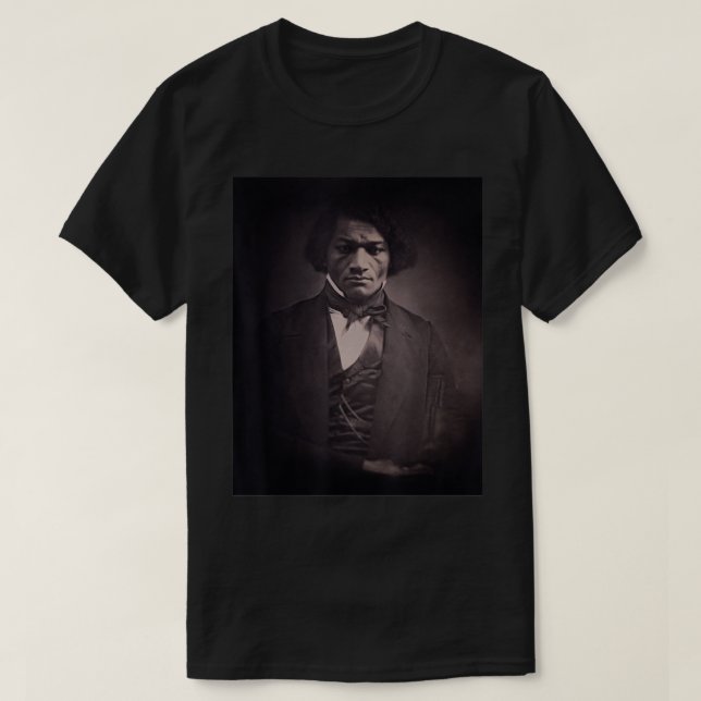 Young Frederick Douglass Black History Month  T-Shirt (Design Front)