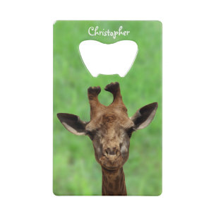 Young Giraffe Bottle Opener Wallet Bottle Opener