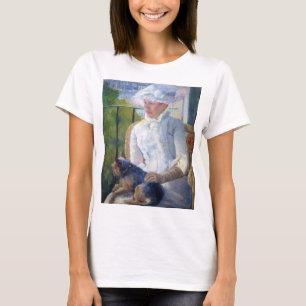 Young Girl and Her Dog, Mary Cassatt T-Shirt