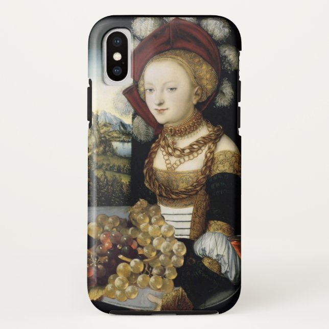 YOUNG GIRL ,ANTIQUE VINEYARD GRAPES AND WINE Case-Mate iPhone CASE (Back)