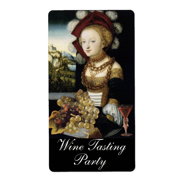YOUNG GIRL ,ANTIQUE VINEYARD GRAPES WINE TASTING (Front)