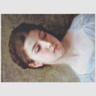 Young Girl, Bouguereau Tissue Paper