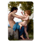 Young Girl Defending Herself Against Eros Magnet