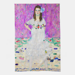 Young Girl, Gustav Klimt Kitchen Towel