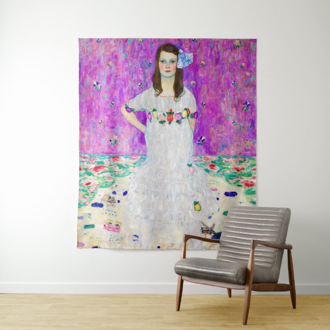 Young Girl, Gustav Klimt Tapestry (In Situ)