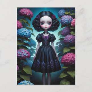 Young girl - Hortensia Postcard