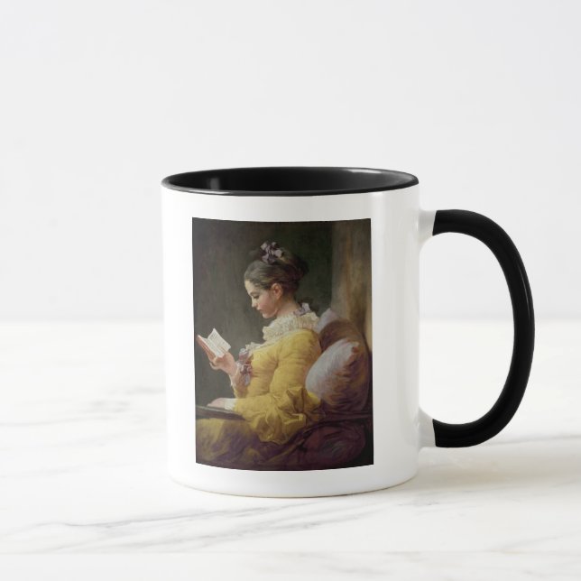 Young Girl Reading, c.1776 Mug (Right)