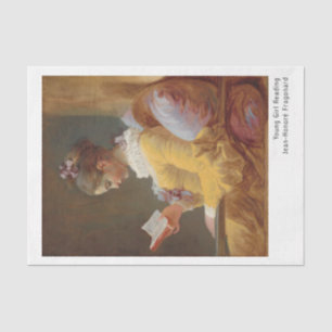 Young Girl Reading Jean-Honoré Fragonard  Tissue Paper