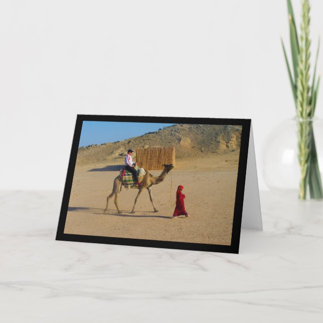 Young Girl With Camel Card (Front)