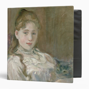 Young Girl with Cat, 1892 Binder