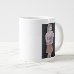 Young Girl with Sweets 2007 Large Coffee Mug