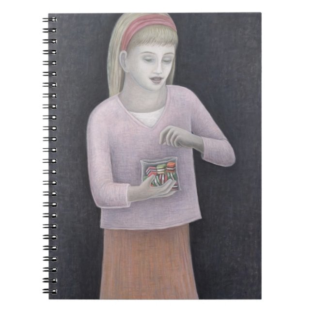 Young Girl with Sweets 2007 Notebook (Front)