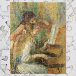 Young Girls at Piano by Pierre Renoir Jigsaw Puzzle