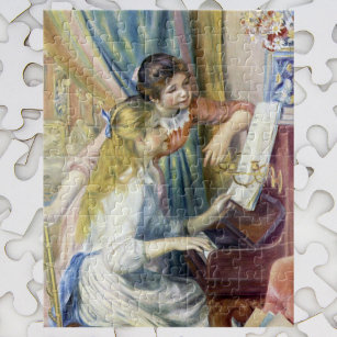 Young Girls at the Piano by Pierre Renoir Jigsaw Puzzle
