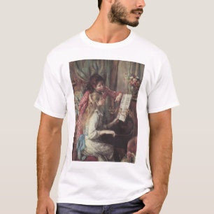 Young Girls at the Piano by Pierre Renoir T-Shirt