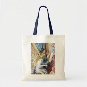 Young Girls at the Piano by Pierre Renoir Tote Bag