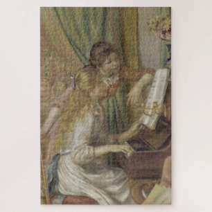 Young Girls at the Piano Jigsaw Puzzle