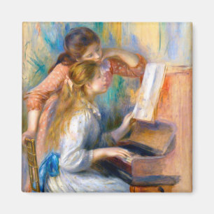 Young Girls at the Piano, Renoir Magnet