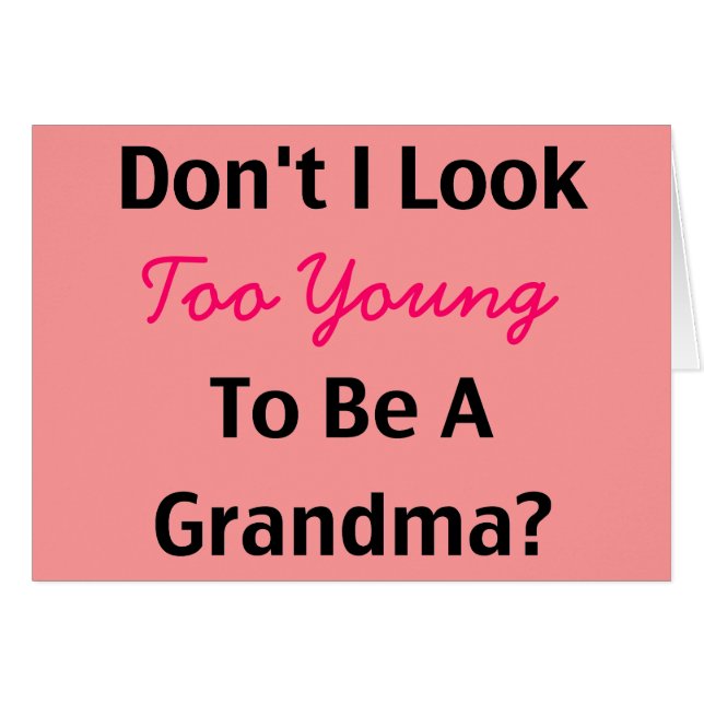 Young Grandma (customizable) (Front Horizontal)