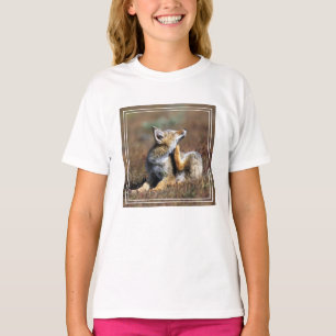 Young Grey Fox at Torres Del Paine National Park T-Shirt
